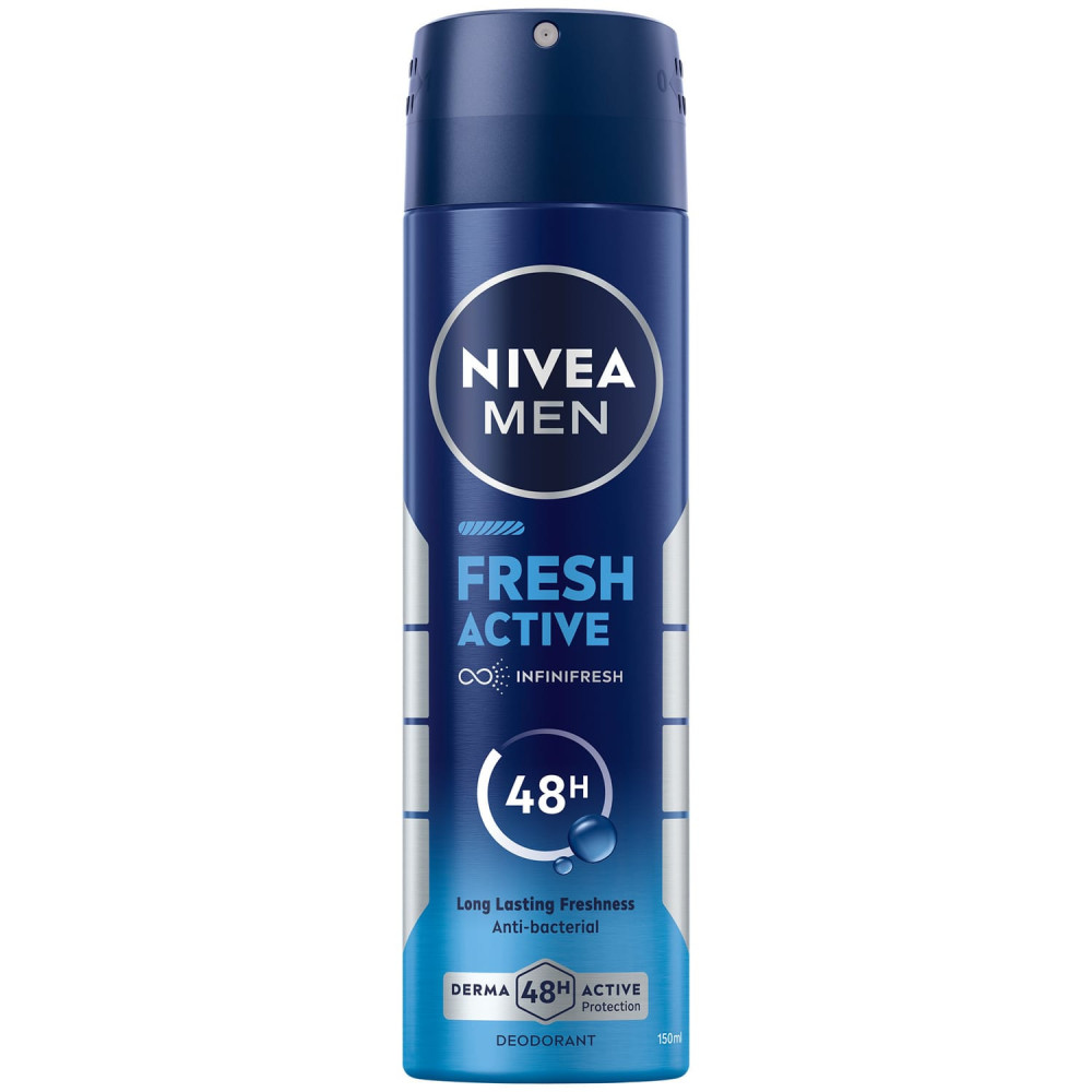 Nivea Men Antiperspirant Spray for Men Fresh Active 150 ml