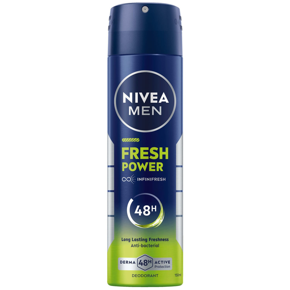Nivea Men Antiperspirant for Men Fresh Power Spray 150 ml