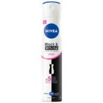 Nivea Black & White Invisible Anti-Perspirant Deodorant Spray for Women Clear 72H Active Protection 200 ml