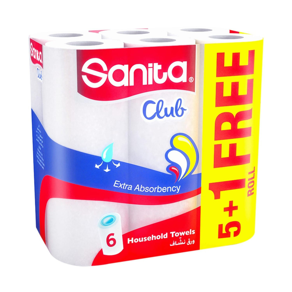 Free Club 5+1 Kitchen Paper