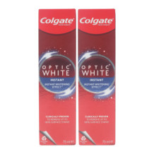 Colgate Optic WhiteInstant Whitening Toothpaste - 2 x 75 ml
