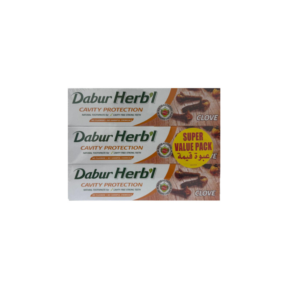 Herbal toothpaste with cloves 150 ml 3 pieces