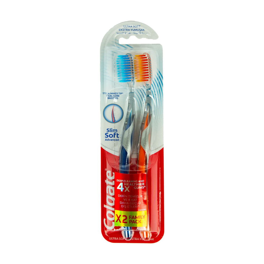 Colgate Slim Soft Toothbrush 2-pack