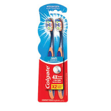 Colgate 2-Piece Manual Toothbrush Multicolour Medium
