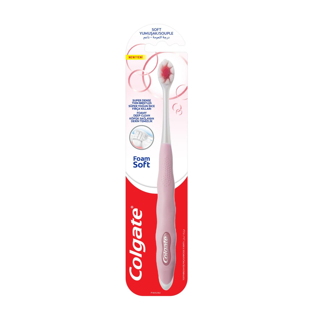 Colgate Toothbrush Foam Soft Cushion Clean
