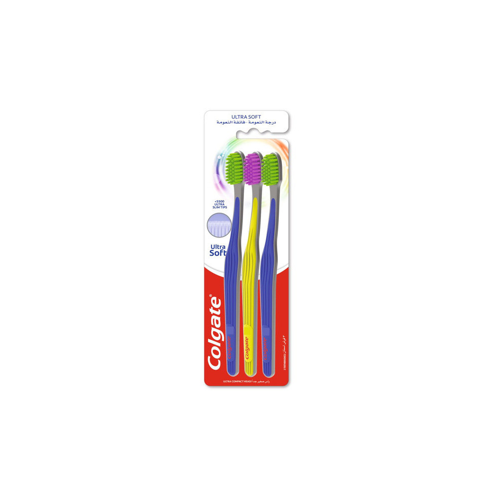 Colgate Tooth Brush Ultra Soft 3 Pack
