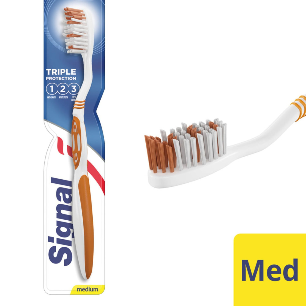Signal Medium Triple Protection Toothbrush 1 piece