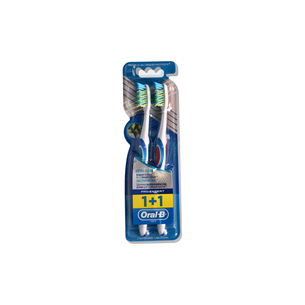 Oral-B Pro-Expert Extra clean tooth brush Medium 1+1