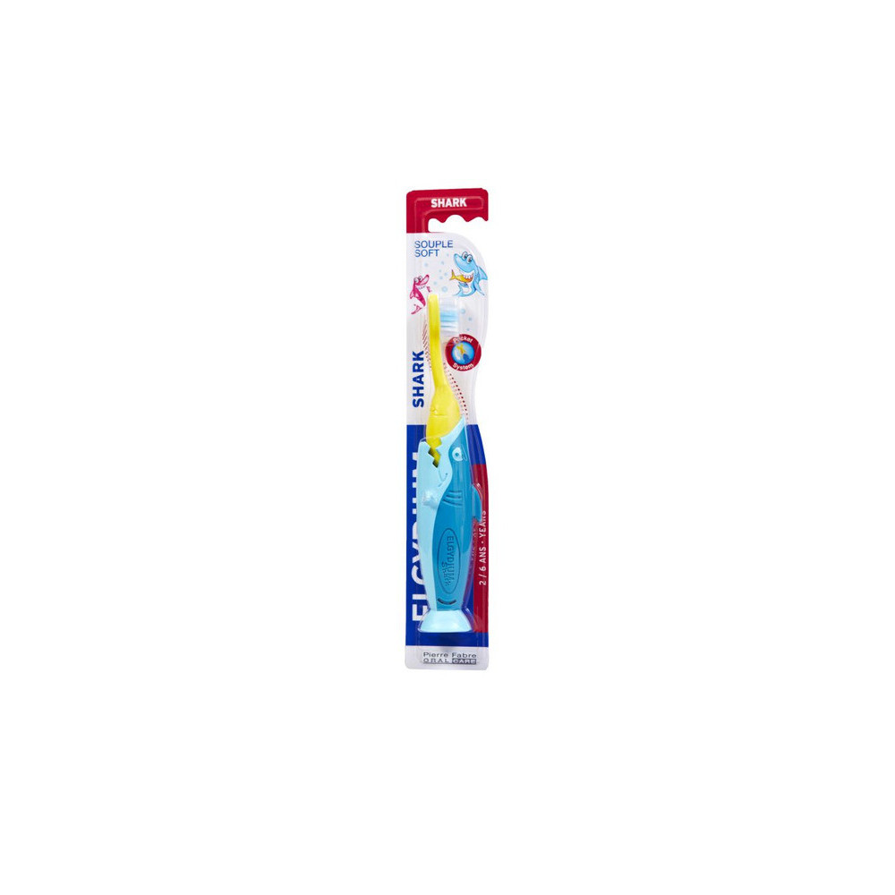 Elgydium Shark 2-6 Years Old Toothbrush Soft - Colour