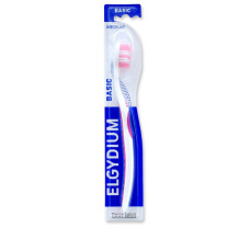 Elgydium Basic Medium Toothbrush - Colour: Pink
