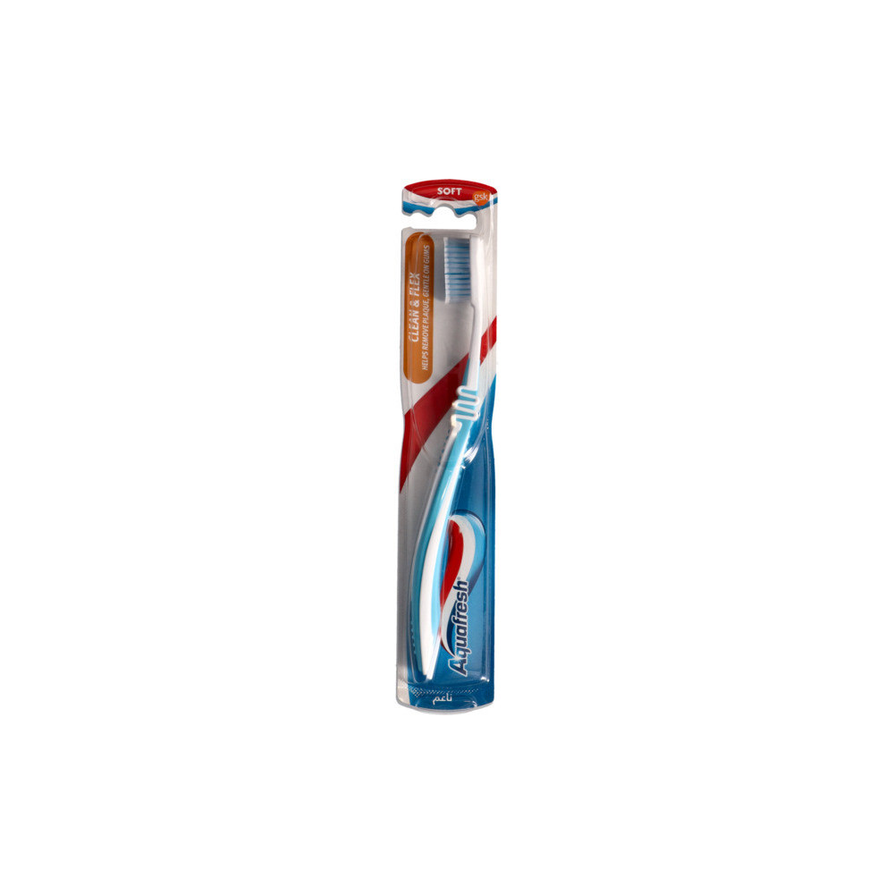 Aqua Fresh Clean and Flex S Toothbrush 1Pcs