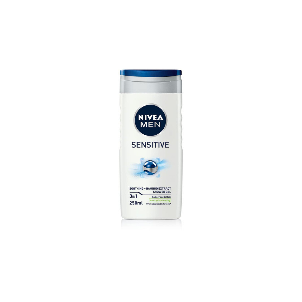 Nivea Men 3in1 Sensitive Shower Gel 250 ml