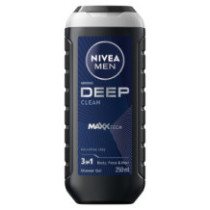 Nivea Men 3in1 Deep Clean Shower Gel 250 ml