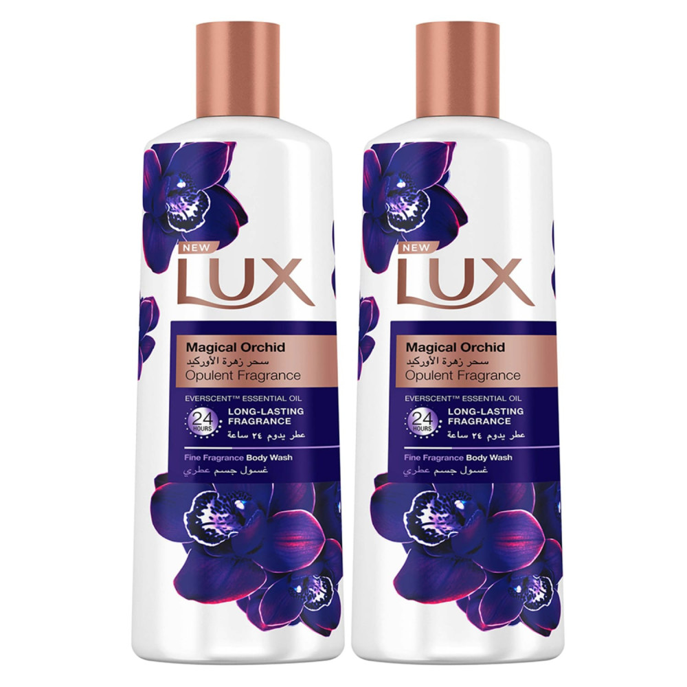 Lux Shower Orchid Flower Gel 250 Ml 2 Pieces