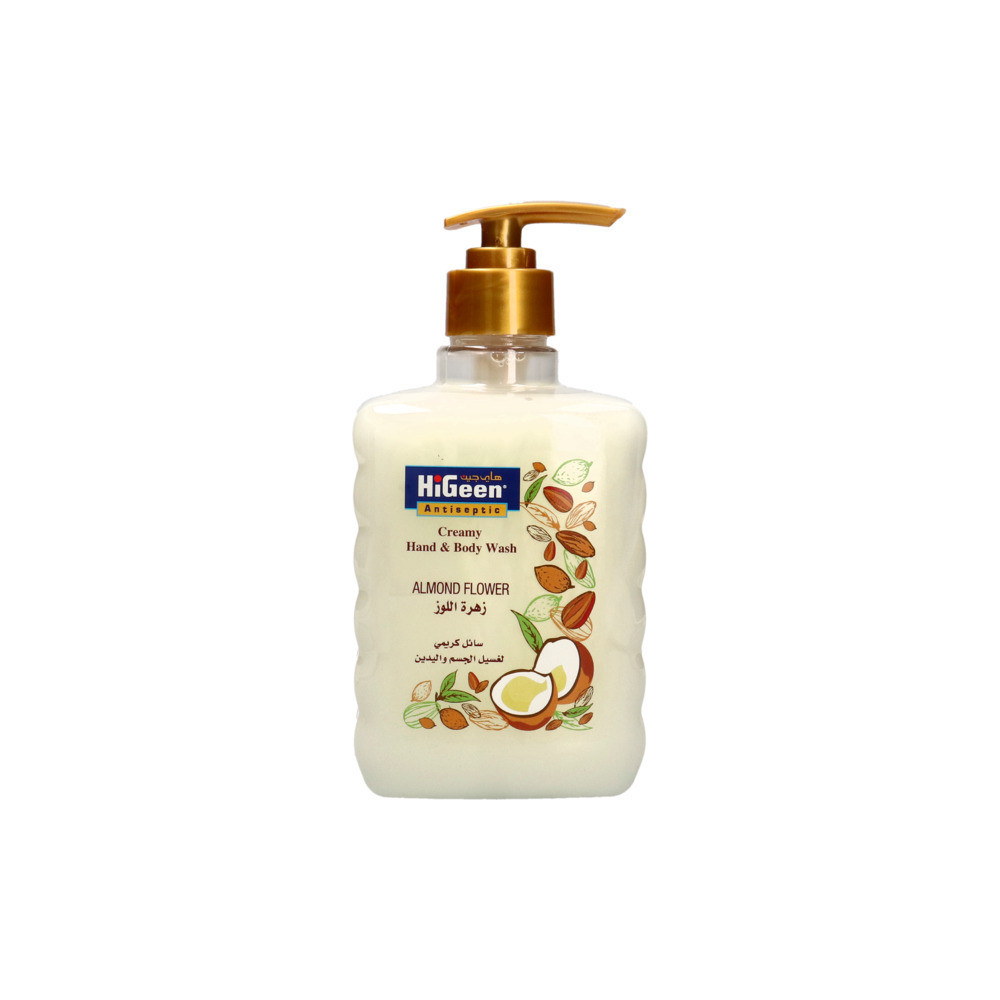 Hi Geen Antiseptic Creamy Hand & Body Wash Almond Flower 500 ml