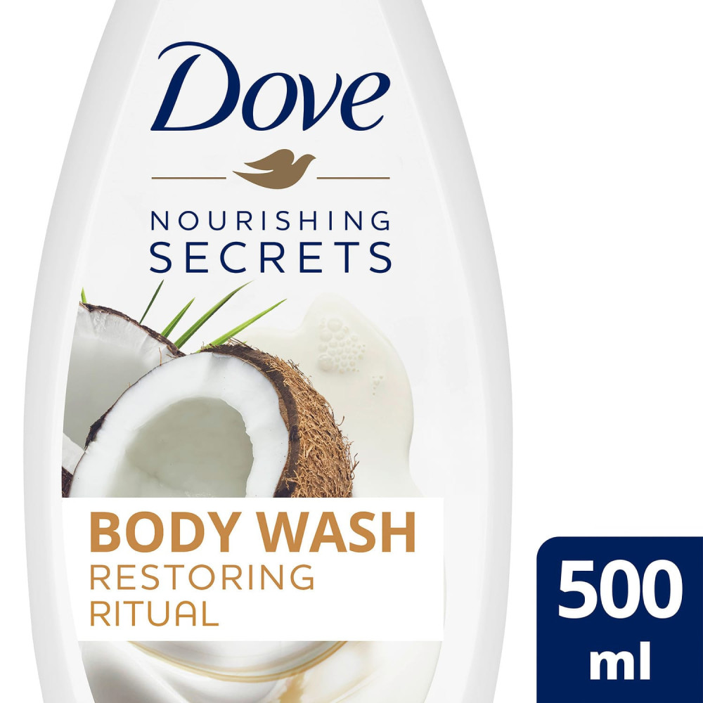 Dove Restoring Ritual Body Wash Coconut 500 ml