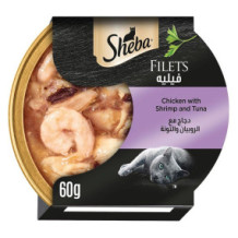 Sheba Chicken With Prawn And Tuna 60 gm