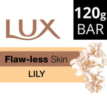 Lux Bar Soap for flaw-less skin Lily with Vitamin C E and Glycerine 170g