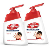 Lifebuoy Total 10 Antibacterial Hand Wash 2 x 200ml