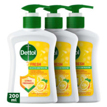 Dettol Antibacterial Hand Liquid 3 x 200ml