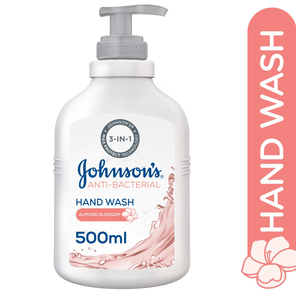 Johnson's Hand Wash Anti-Bacterial Almond Blossom 500 ml