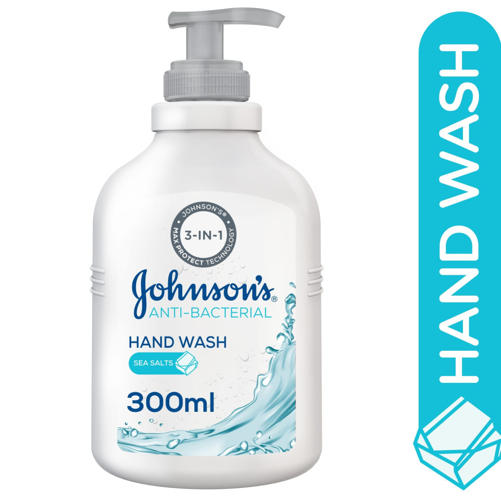 Johnson's Hand Wash Anti-Bacterial Sea Salts 300 ml