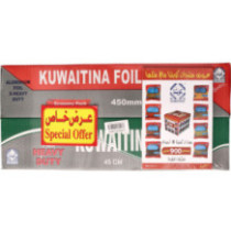 Kuwaitna cling film large (300 g 45 cm) + aluminum (300 45)