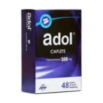 Adol Antipyretic Tablets 500mg 48 tablets
