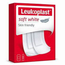 Leukoplast Soft White Adhesive Pads in 2 Sizes 20pcs
