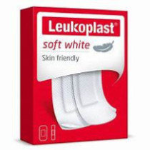 Leukoplast Soft White Adhesive Pads in 2 Sizes 20pcs