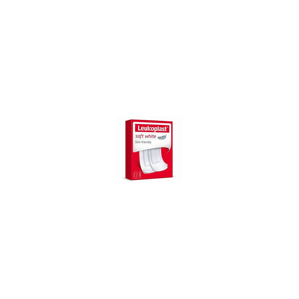 Leukoplast Soft White Adhesive Pads in 2 Sizes 20pcs
