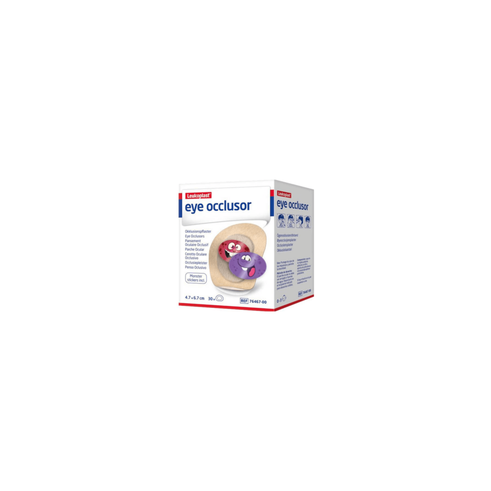 LEUKOPLAST eye occlusor Junior 47 cmx67 cm 30 ST