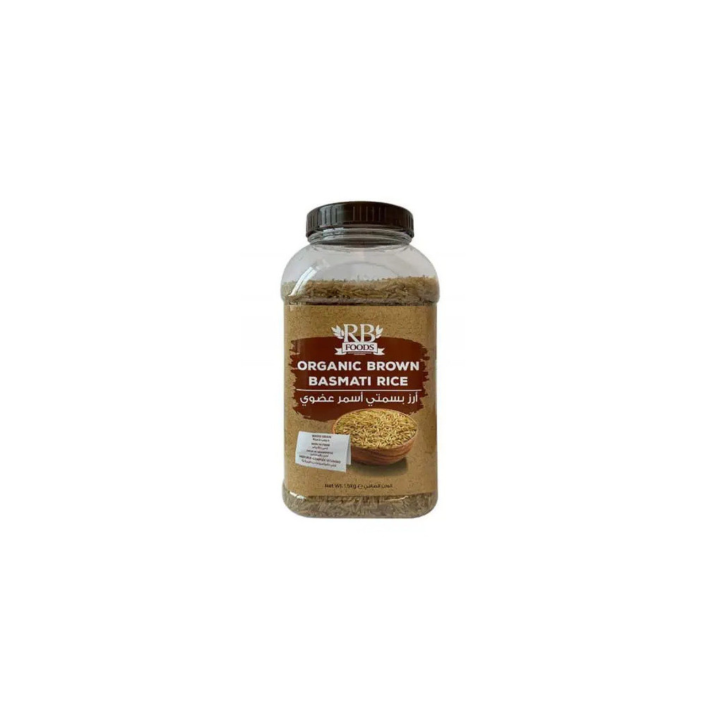 R&B, Foods Organic Basmati Brown Rice 1.5 Kg.