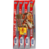Kuwait aluminum foil (400 g 45 cm) 4 rolls