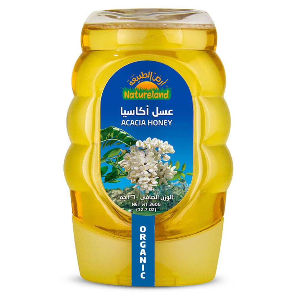Natureland Organic acacia honey 360 gm