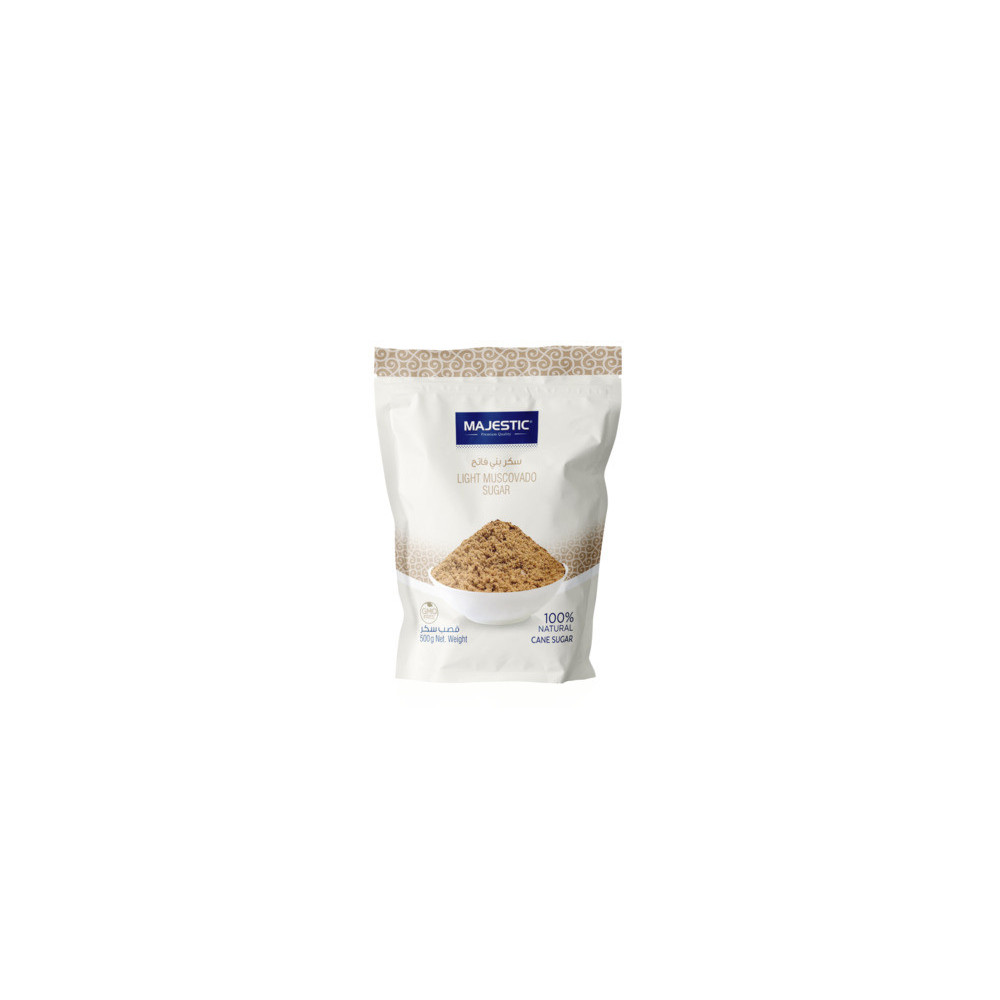 Majestic Light Muscovado Sugar 500gm