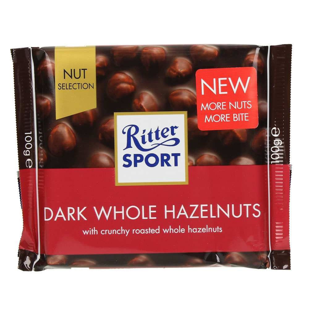 Ritter Sport Whole Dark Hazelnuts 100g