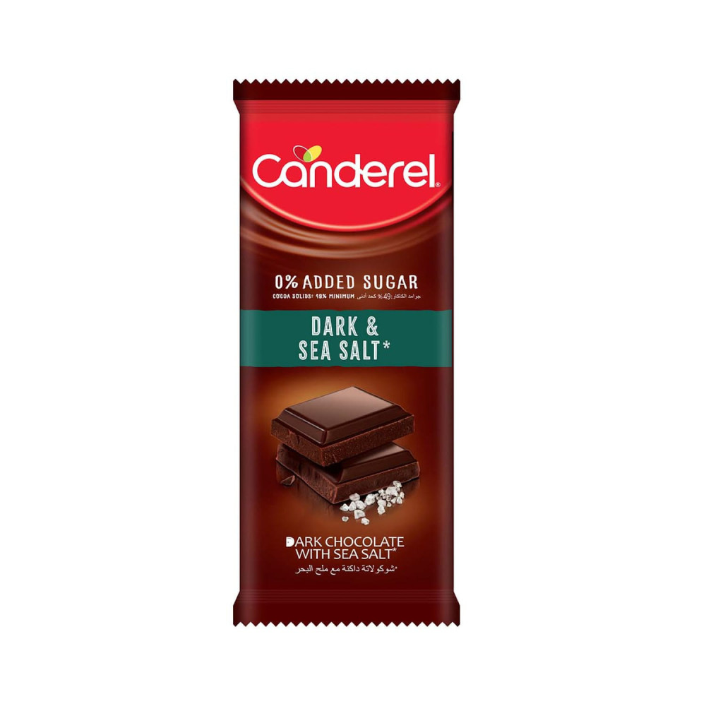 CANDEREL CHOCO DARK&SEA SALT 100G