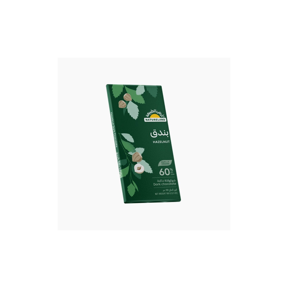 Dark Chocolate Hazelnut 100 gm Natureland