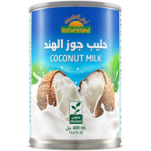 Natureland Coconut Milk, 400 Ml