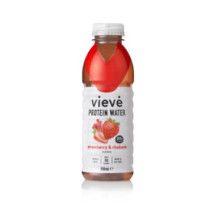 VIEVE WATER 20 G PROTEIN STRAWBERRY & RHUBARB FLAVOURED 500ml