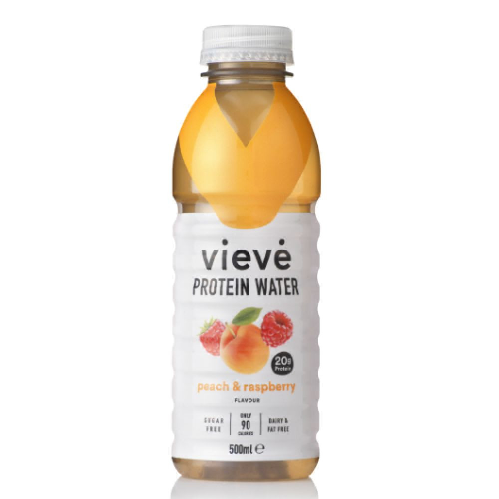 Vieve Proteine water 6pack Perzik & Framboos 500ml