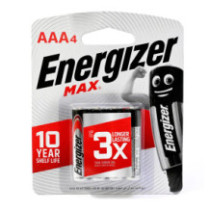 Energizer LONGER Batteries Red 4-PCS AAA