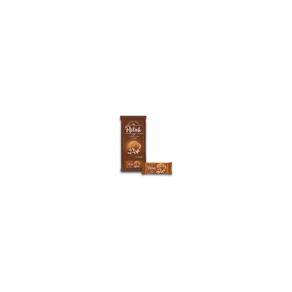 RELISH COFFEE &OATS COOKIES 12pcs 42GM
