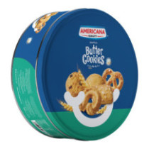 Americana Large Tin Cookies 908 Blue