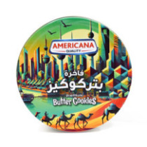 Americana Butter Cookies Blue Tin, 454gm