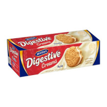 Mcvities Digestive Creams Vanilla Cream Filled Wheat Biscuit 100g