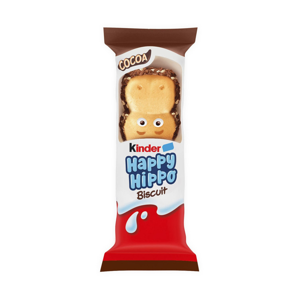 Kinder Happy Hippo Biscuits With Double Cream Filling 21 g