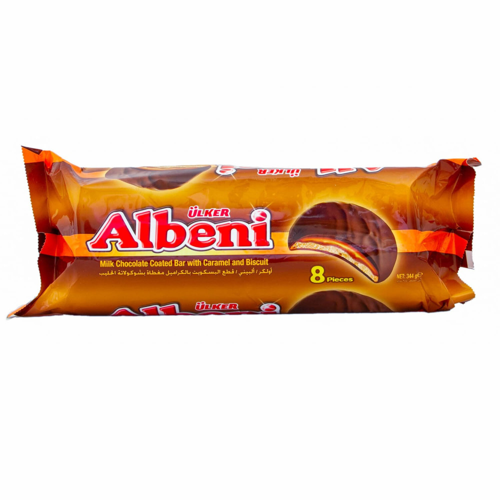 Ulker Chocolate Covered Caramel Biscuit Pieces, 344g