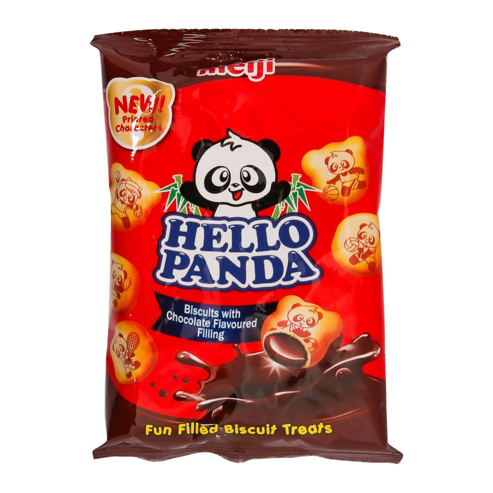 Meiji Hello Panda Biscuits with Chocolate Flavoured Filling 35 g